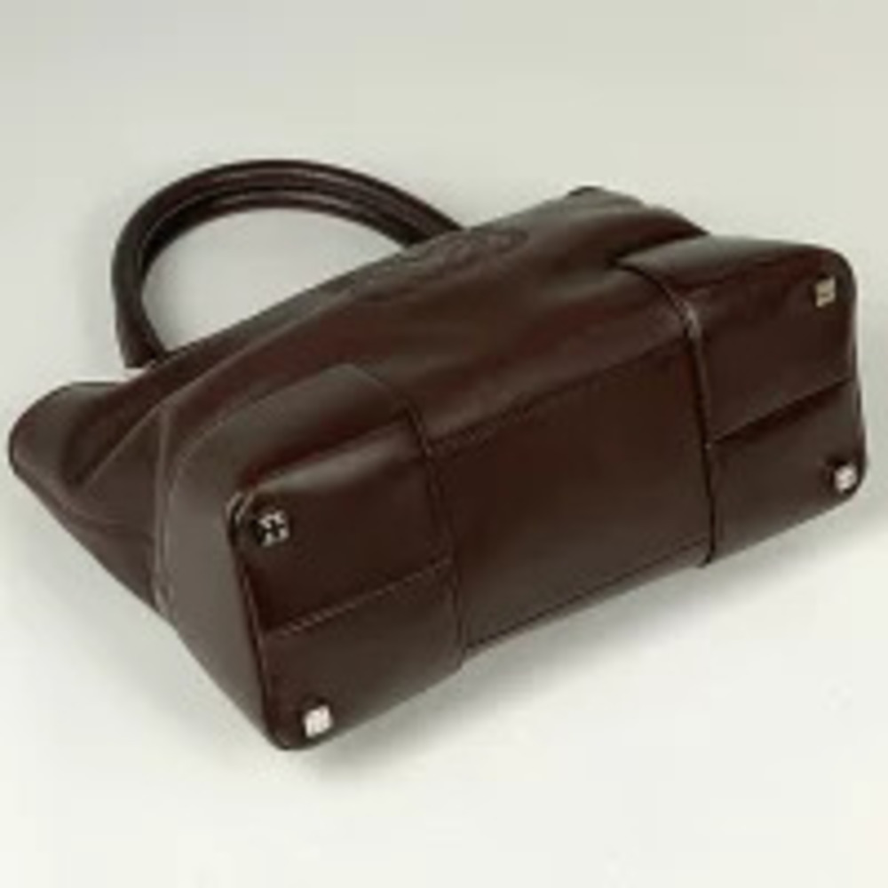 Loewe Tote Anagram Bag Leather Amazona Fusta Brown